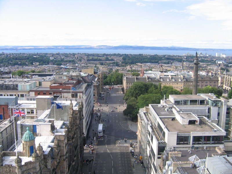 Widok na Edynburg i okolice